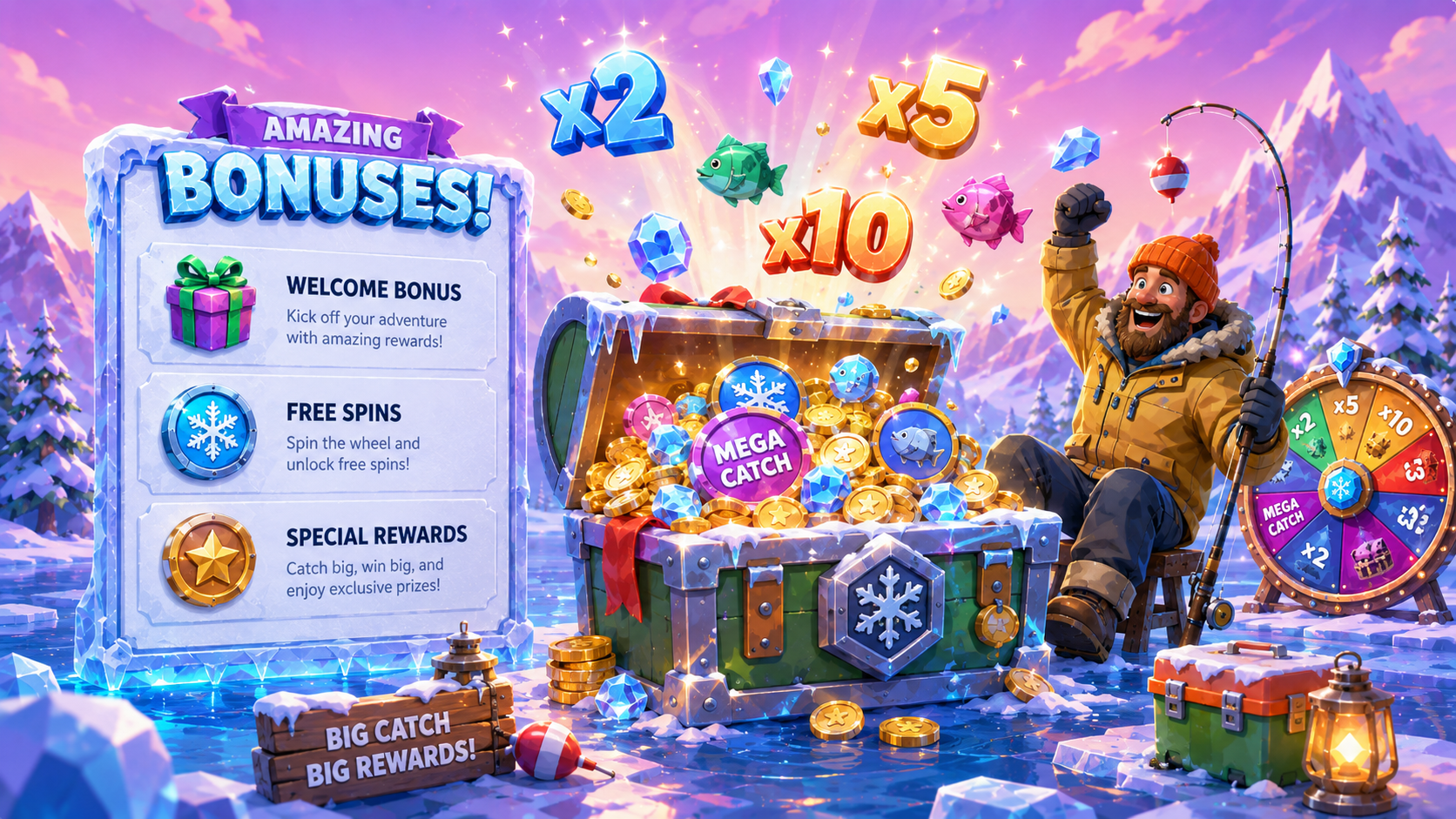 Bonus de bienvenue Fishing Time